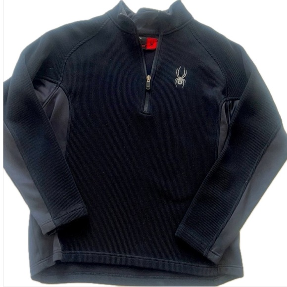 Spyder Other - Spyder Black BANDIT HALF ZIP
FLEECE JACKET Size L